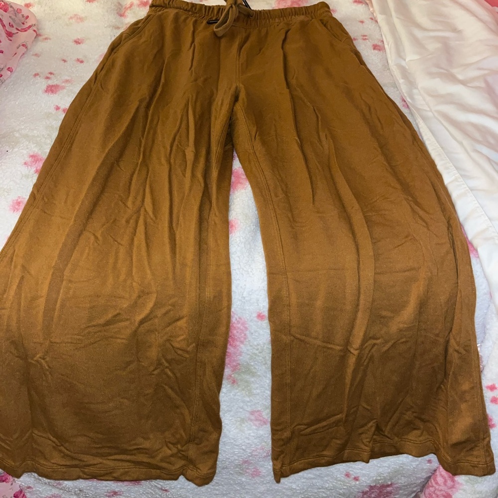 lululemon athletica Camel Wide-Leg Pants